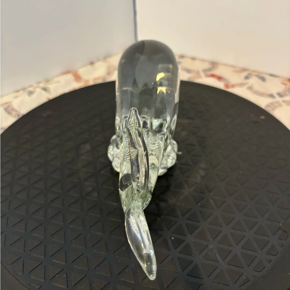 Beautiful Blown Glass Whale - Picture 2 of 8